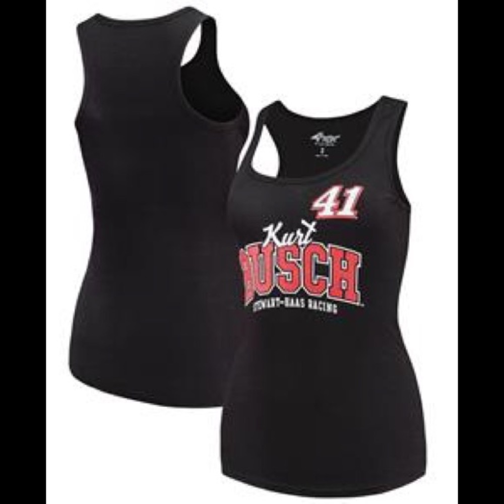 Kurt Busch Women's Black Pre-Season Tank Top